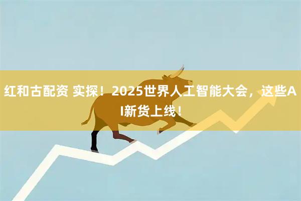 红和古配资 实探！2025世界人工智能大会，这些AI新货上线！